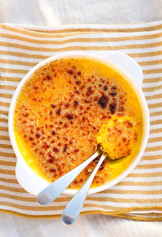 Crème brûlée au safran