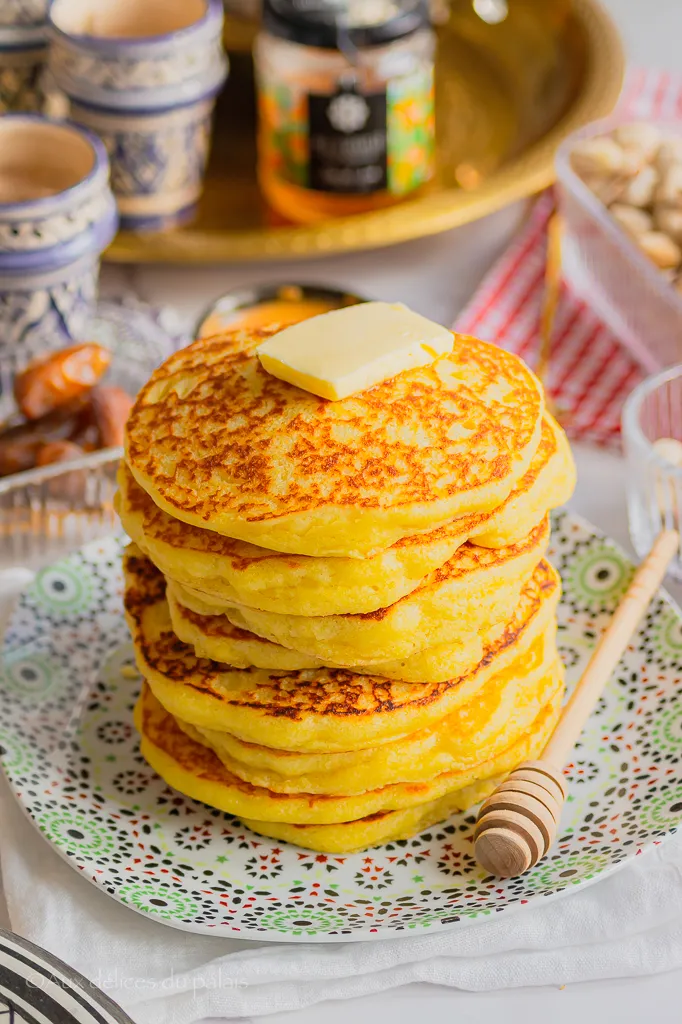 Pancakes à la semoule (Harcha marocaine)