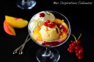 Lassi Glacé façon pêche Melba