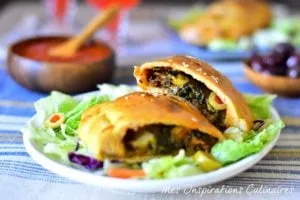 Recette Calzone aux Épinards et Sauce Tomate Maison