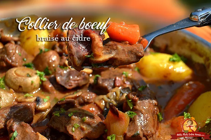 Recette collier de bœuf braisé au cidre : Le mijoté fondant