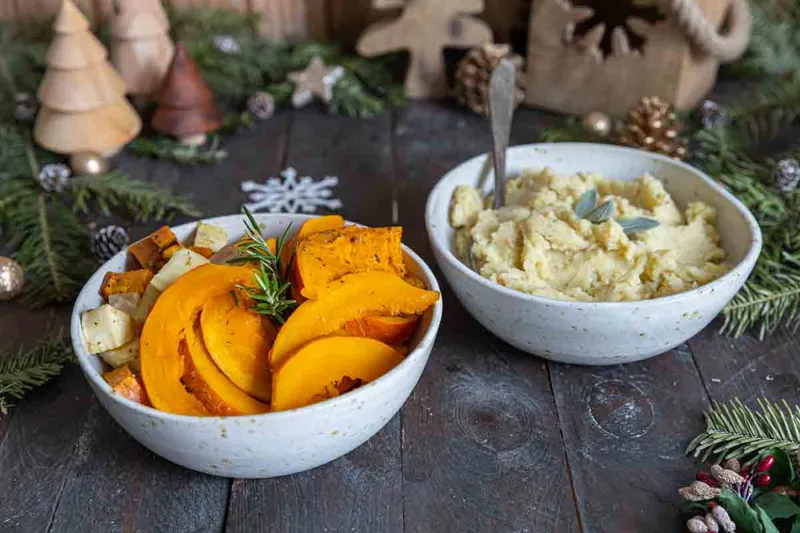 Idées d’accompagnements pour un plat festif – purée crémeuse & légumes rôtis
