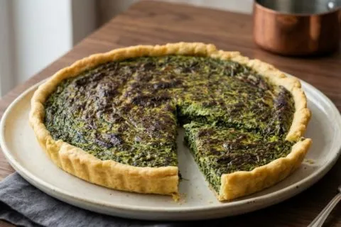 Quiche blettes et poireaux