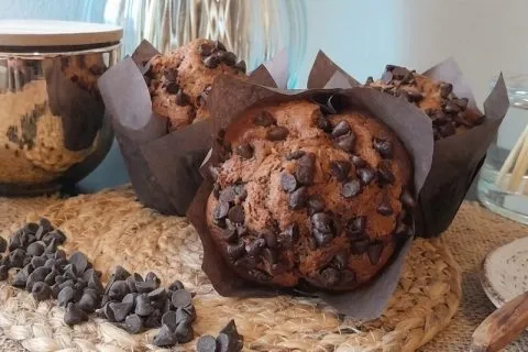 Muffins américains XL choco-pépites