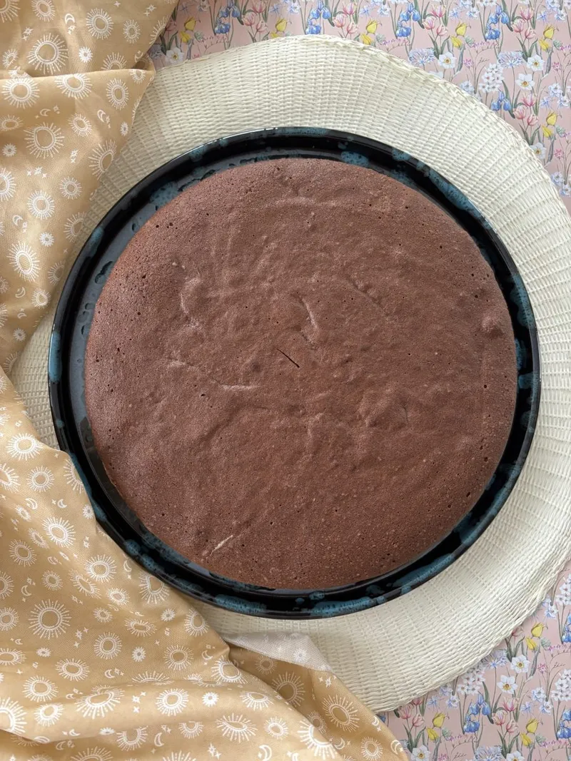 Gâteau au chocolat aux blancs d’oeufs.