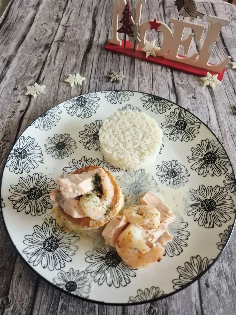 Feuilletés de la mer au Monbazillac