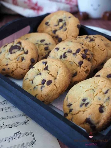 Chocolate Chips Cookies {sans oeuf, sans lactose}