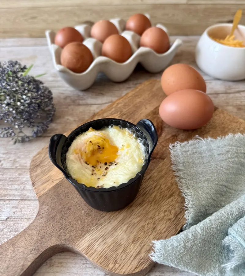 Œufs cocotte express à l’Airfryer