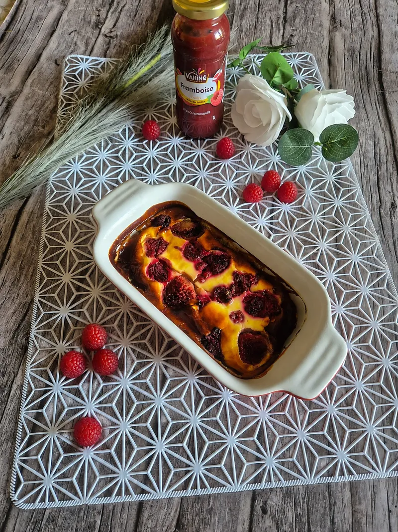 Pudding aux fruits rouges