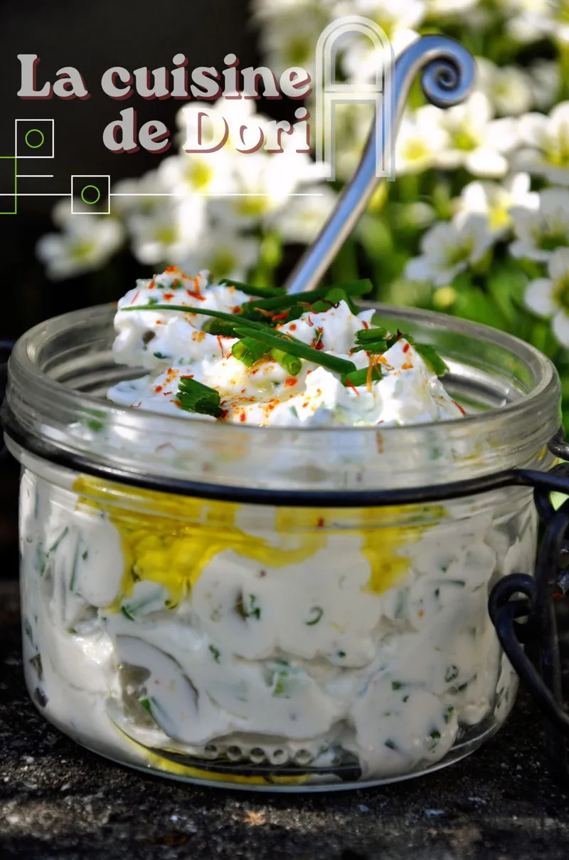 Tartinade de chèvre à la ciboulette