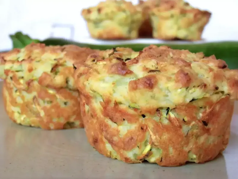 Moelleux au chèvre et à la courgette