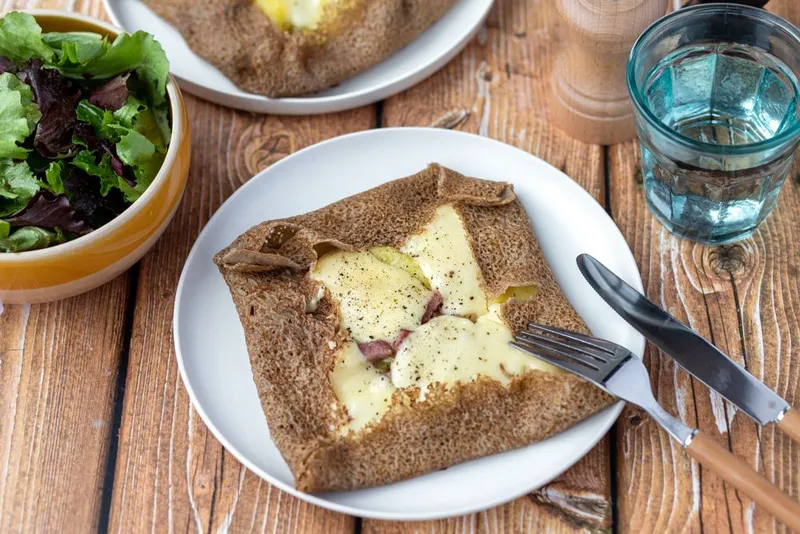 Galette de sarrasin façon raclette