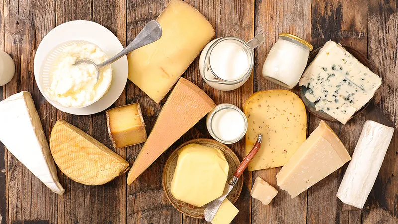 Recettes à base de produits laitiers