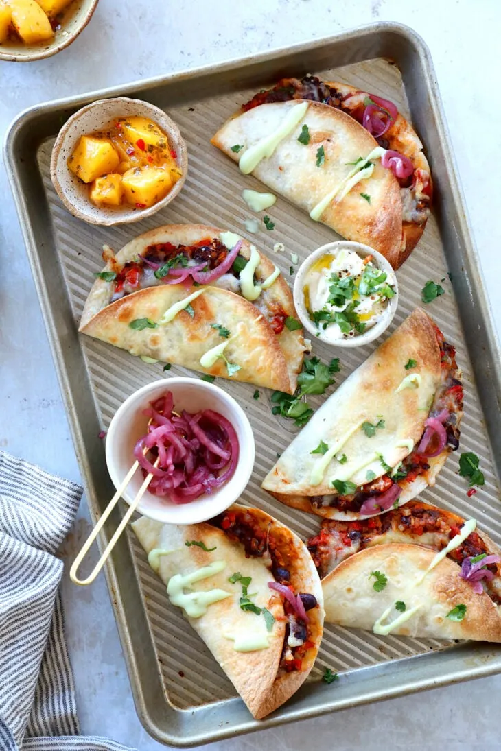 Tacos au four aux haricots noirs