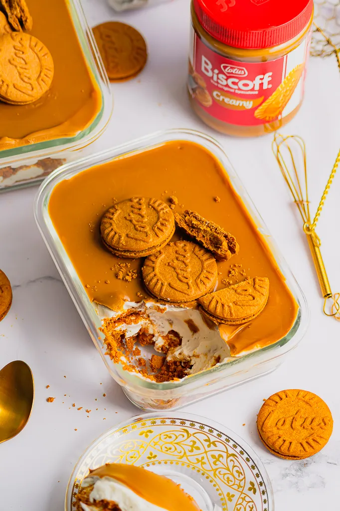 Cheesecake spéculoos sans cuisson (sans œufs)