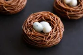 Nids de Pâques chocolatés