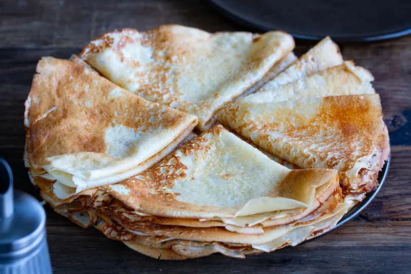 Crêpes sans œufs {option vegan}