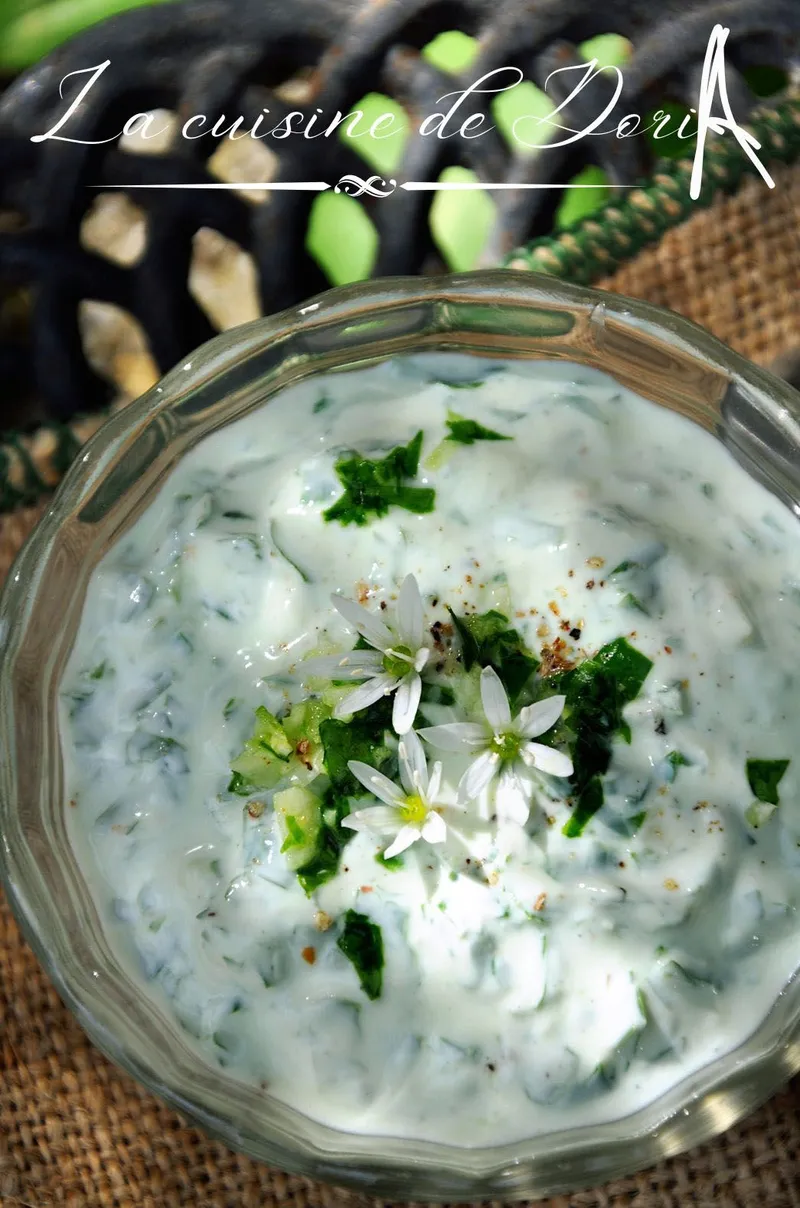 Sauce au yaourt grec & ail des ours