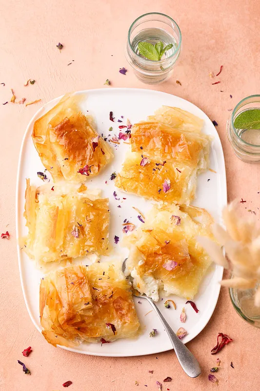 Mutabbaq de Ottolenghi (tourte à la ricotta)