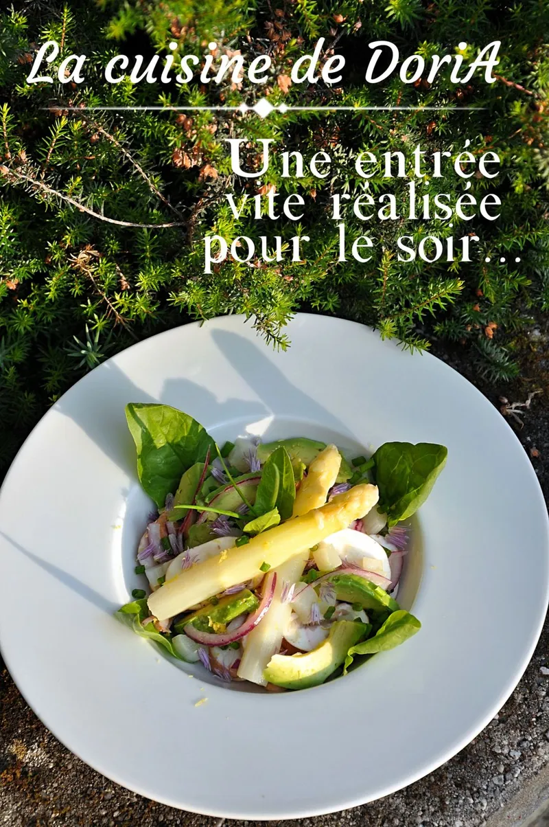Salade folle à l’asperge