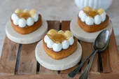 Tartelette pomme, vanille et Prunelle de Troyes