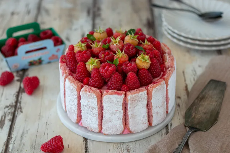Charlotte aux framboises