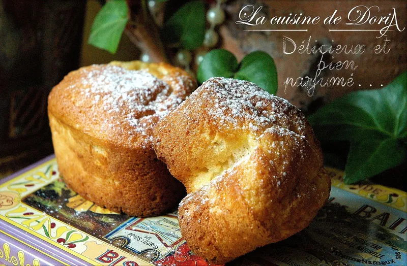 Financiers à l'orange et mandarine
