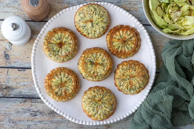 Flans au brocoli et boursin