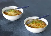 Cocotte de pommes de terre au pecorino et mortadelle