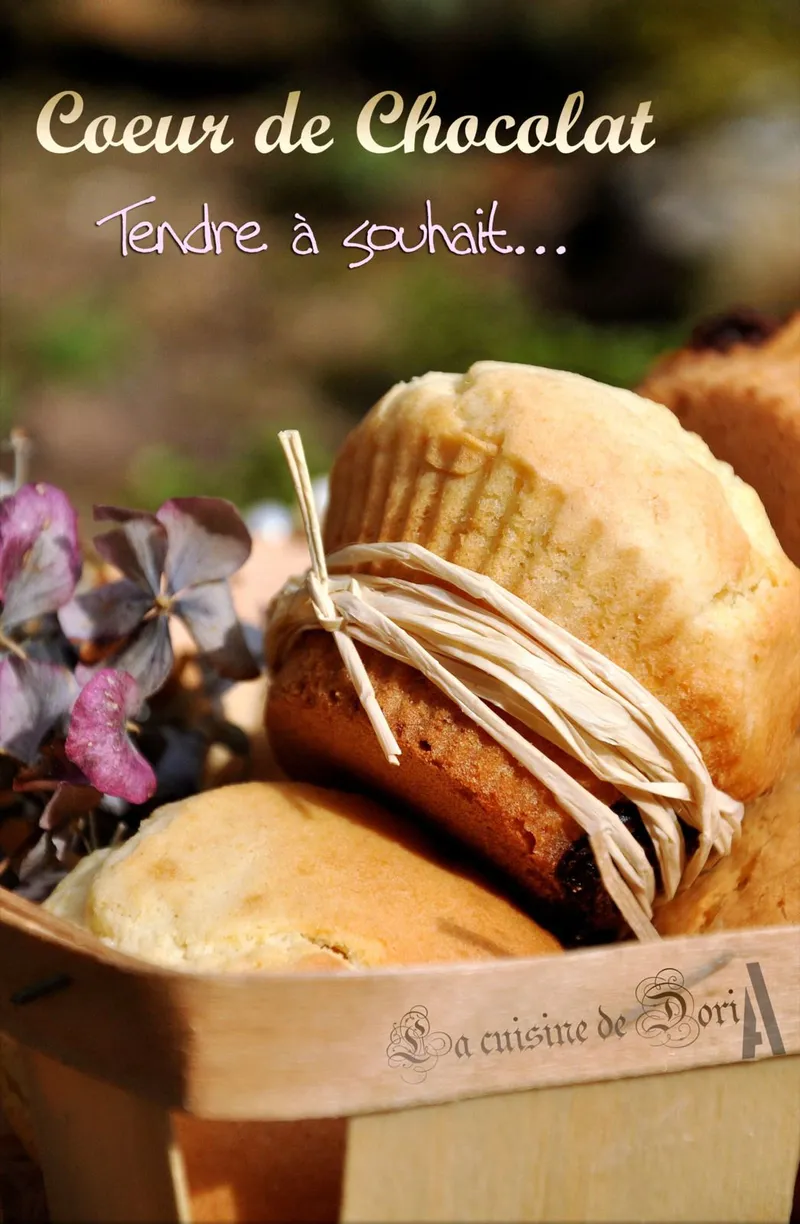 Muffins Zest au coeur de chocolat