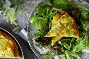 Frittata de courgettes et feta : La recette facile