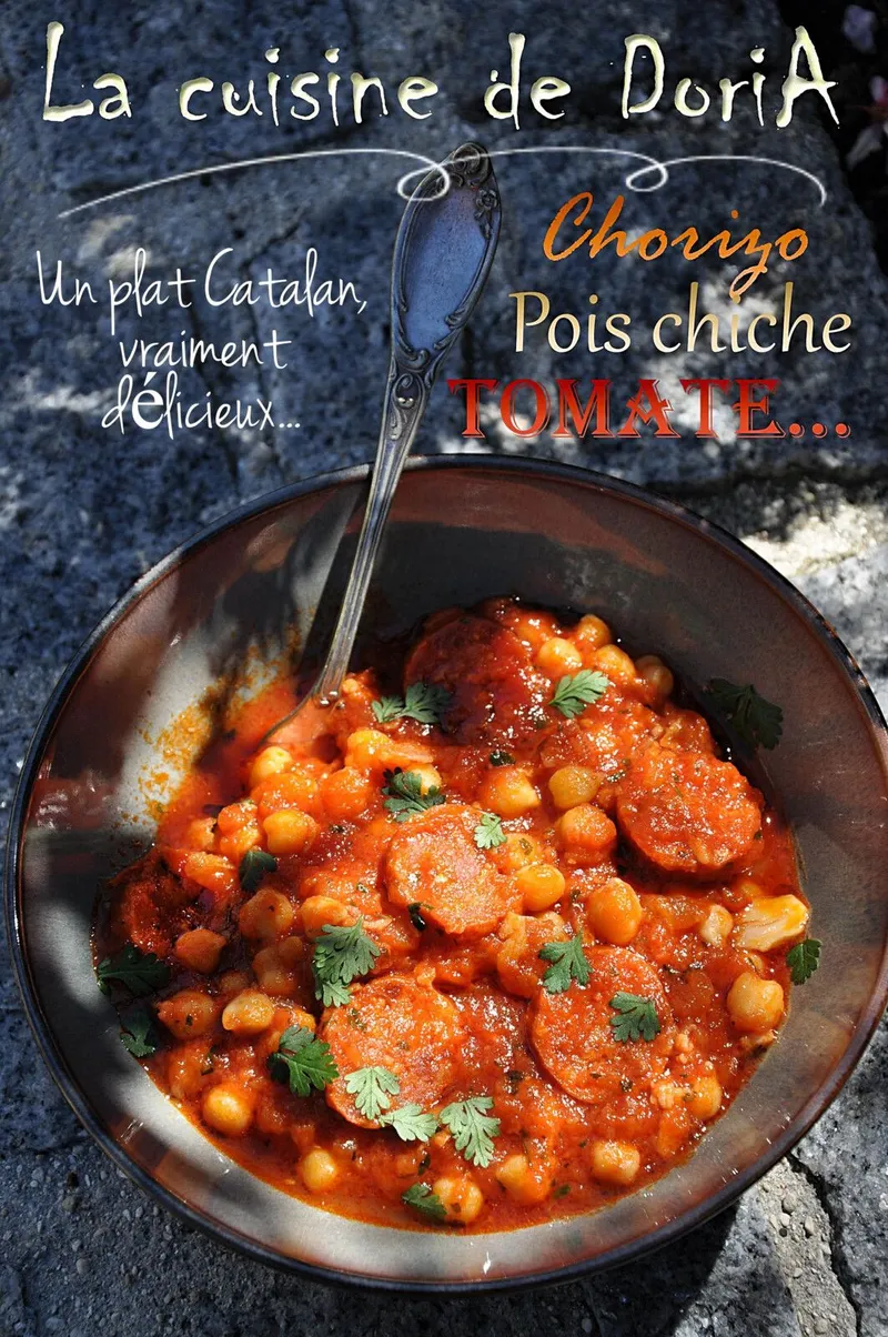 Pois chiches et chorizo à la Catalane