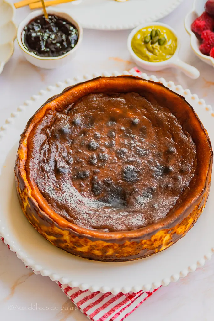 Cheesecake basque ultra crémeux