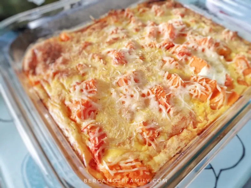 Clafoutis à la courge pour le dîner