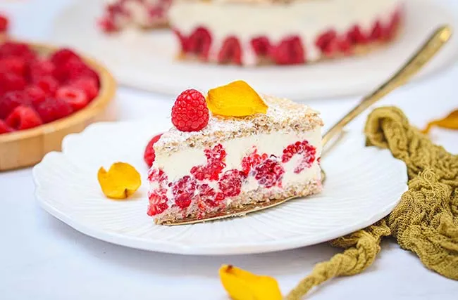 Framboisier léger au mascarpone