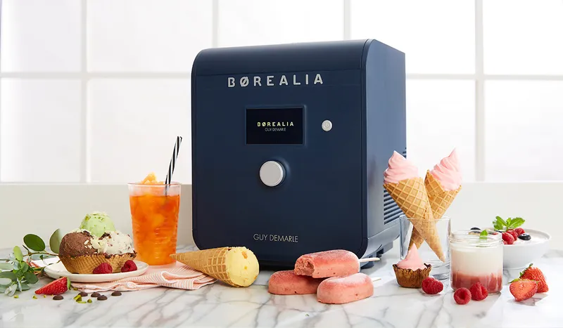 La Borealia : la turbine à glace / yaourtière pour un résultat d'artisan glacier à la maison !
