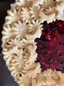 La tarte décorée aux fruits rouges