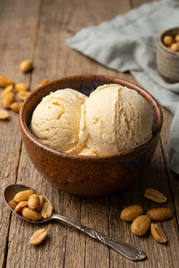 Glace au beurre de cacahuète