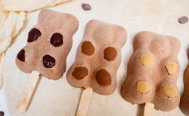 Glaces au chocolat oursons - recette facile et onctueuse