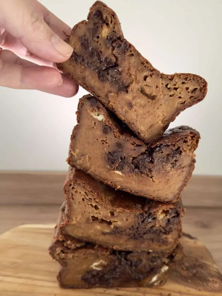 Cake banane-chocolat à la pâte filo (sans farine, sans sucre)