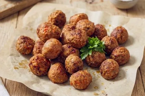 Mini boulettes de viande apéritives aux légumes
