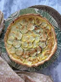 Tarte aux 2 courgettes.