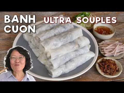 Crêpes vietnamiennes Banh Cuon : ultra souples à la poêle