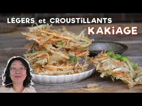 Kakiage : tempura de légumes japonais ultra croustillants (recette + sauce tentsuyu)