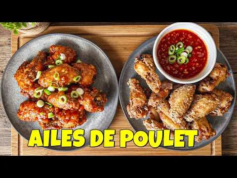 Ailes de poulet sauce aigre-douce en 2 façons