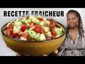 SALADE MAROCAINE Recette Fraicheur (Concombre/Tomates) Chlada, Shirazi, Çoban