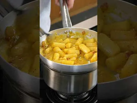 Asperges blanches sauce carbonara ?!