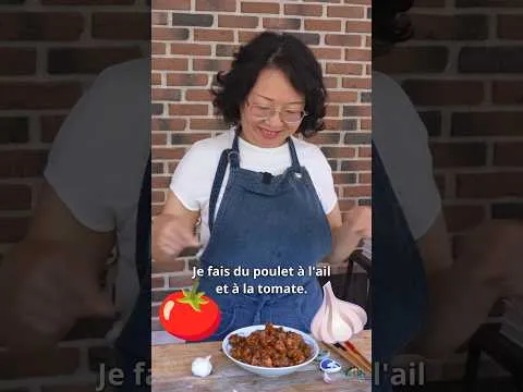 Recette Chinoise de Poulet à l'Ail et à la Tomate