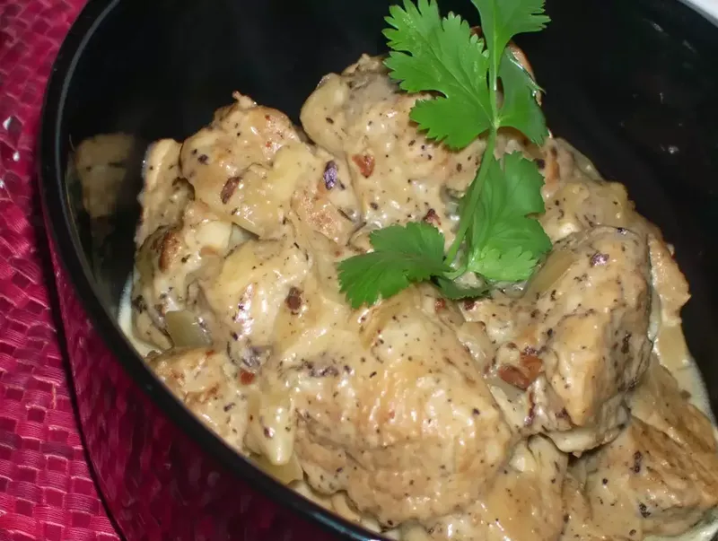 Curry de porc au citron vert et au lait de coco