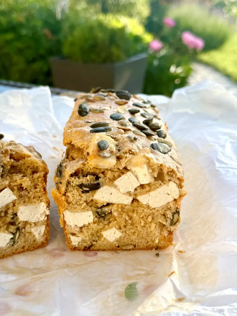 Cake salé au tofu – recette healthy